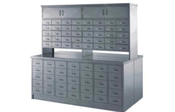 Hospital Floor Standing Medicine Cabinet , Medical Storage Cupboards Multi Layer